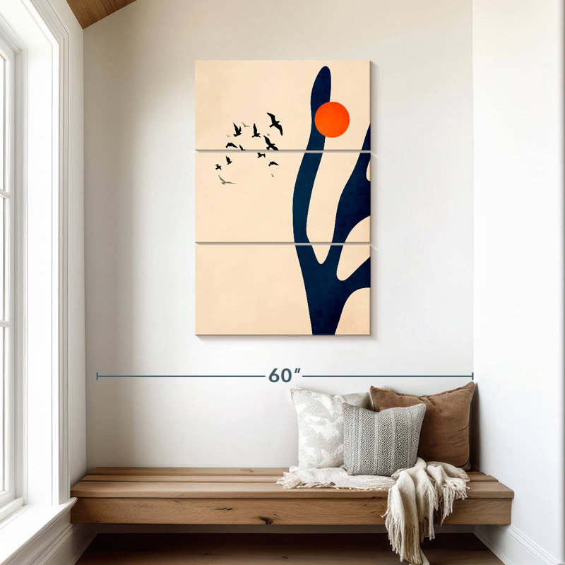 Oiseaux du désert Avery, H 45 po x l 28 po