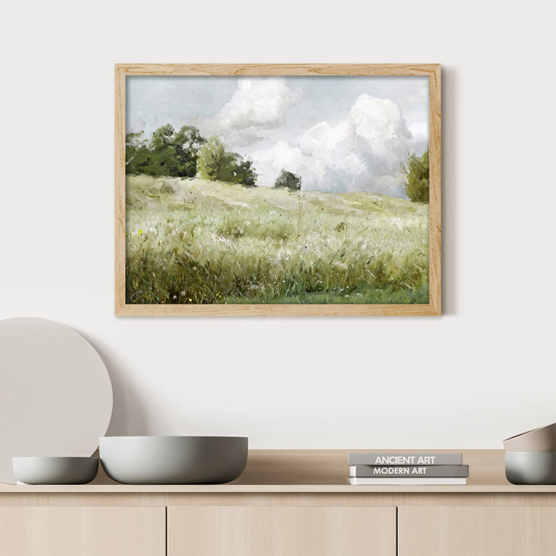 «Storm Cloud Forest Flower Field» sur papier, Naturel, H 8 po x l 10 po