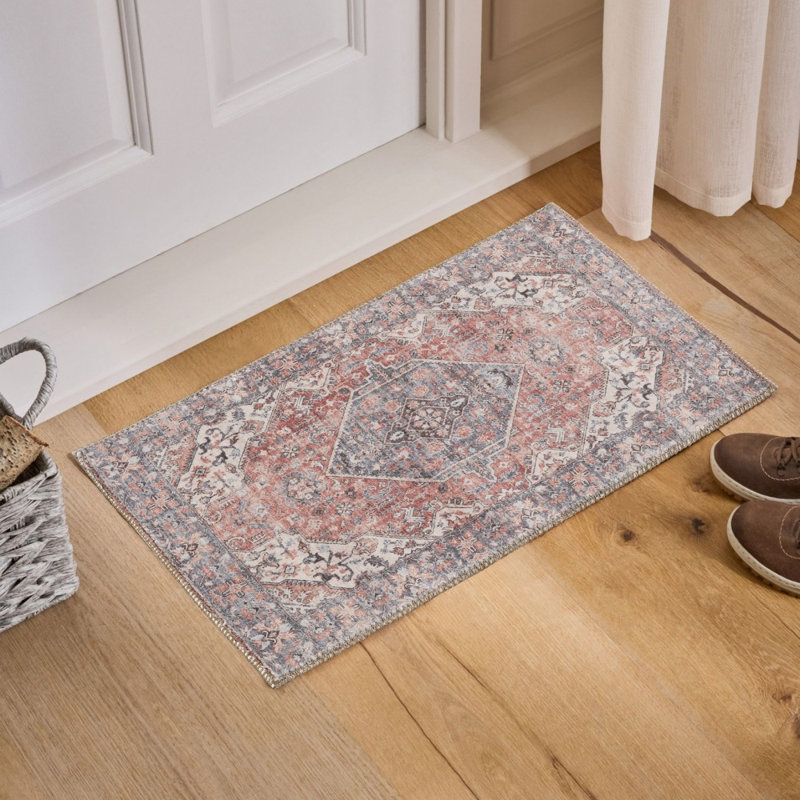 2' X 3' Rose Pattern Area Rug For Living Room Bedroom Entryway