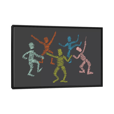 « danse fièvre », impression sur toile tendue