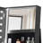360°Swivel Jewelry Cabinet With Full Length Mirro-133793722