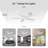 52 in. LED Indoor/Outdoor White Mahogany Fan Blade with Remote Reversible Motor Ceiling Fan