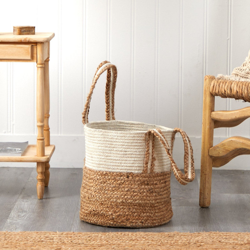 Boho Chic Basket with Handles