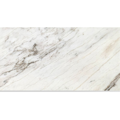 Carreau de marbre blanc 12 * 24 - pierre naturelle pour le plancher et le mur commerciaux et résidentiels Snow Mountain 12x24