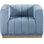 Fauteuil en velours de 38,5 po Tyneside