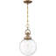Luminaire suspendu à 1 lumière Crownfield-2047002243