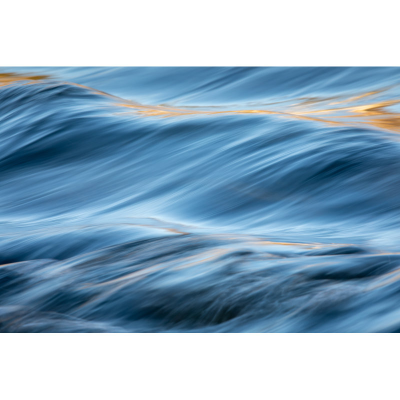 " A River " by Viktorcap Painting Print, 8" H x 12" W