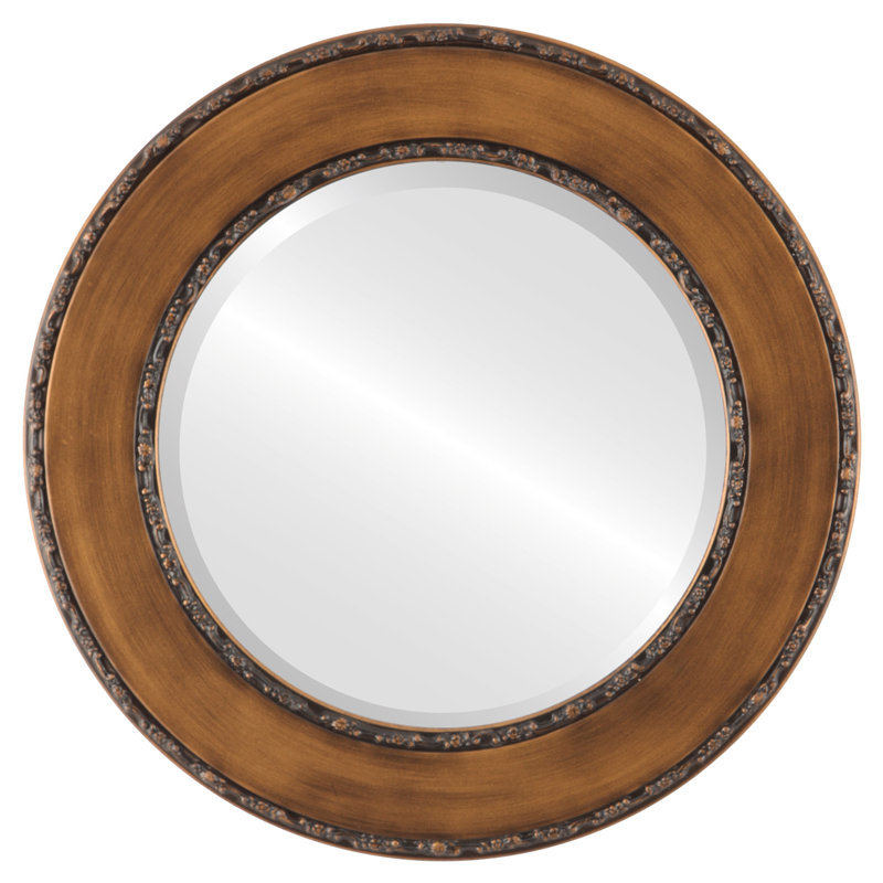 Miroir d'appoint Richas, 19 po x 19 po, Or du désert