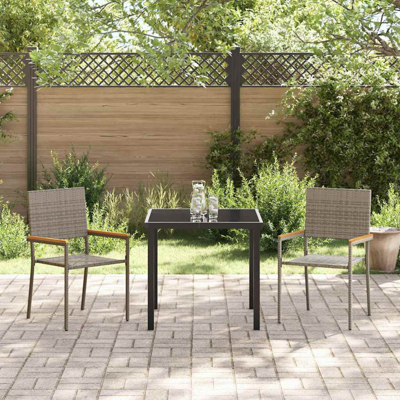 Patio Dining Armchair, Grey