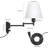 Stevierae Steel Plug-in Swing Arm Sconce-973282294