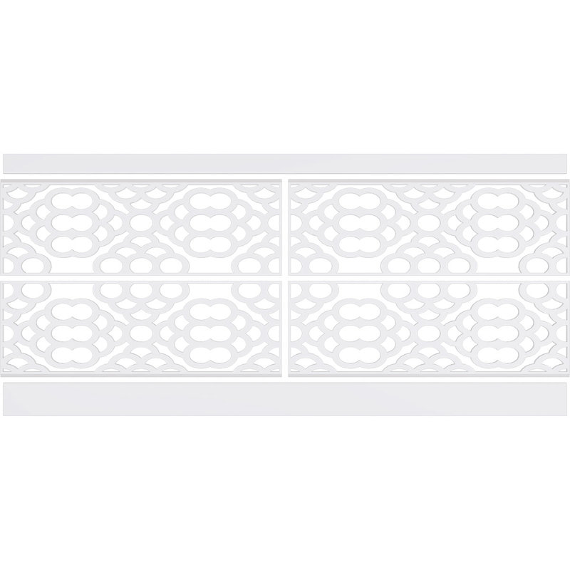 Ensemble de lambris en PVC Harlingen, H 40 po x l 94,5 po x P 0,625 po