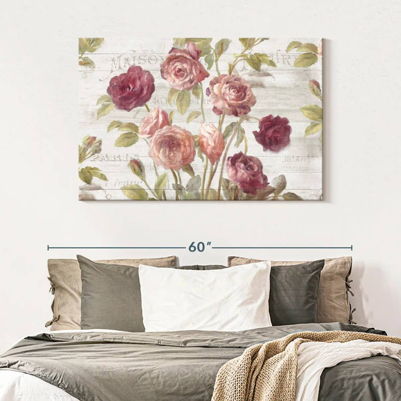 Harnek French Roses I, 32" H x 48" W