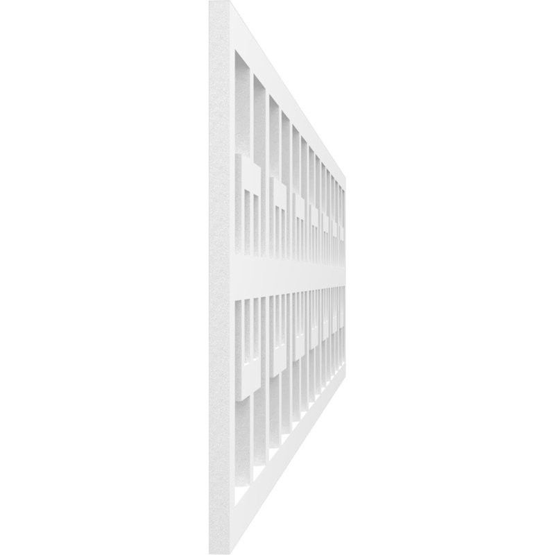Cambridge Fretwork Moulding, 10" H x 46.75" W x 0.375" D, Architectural Grade PVC
