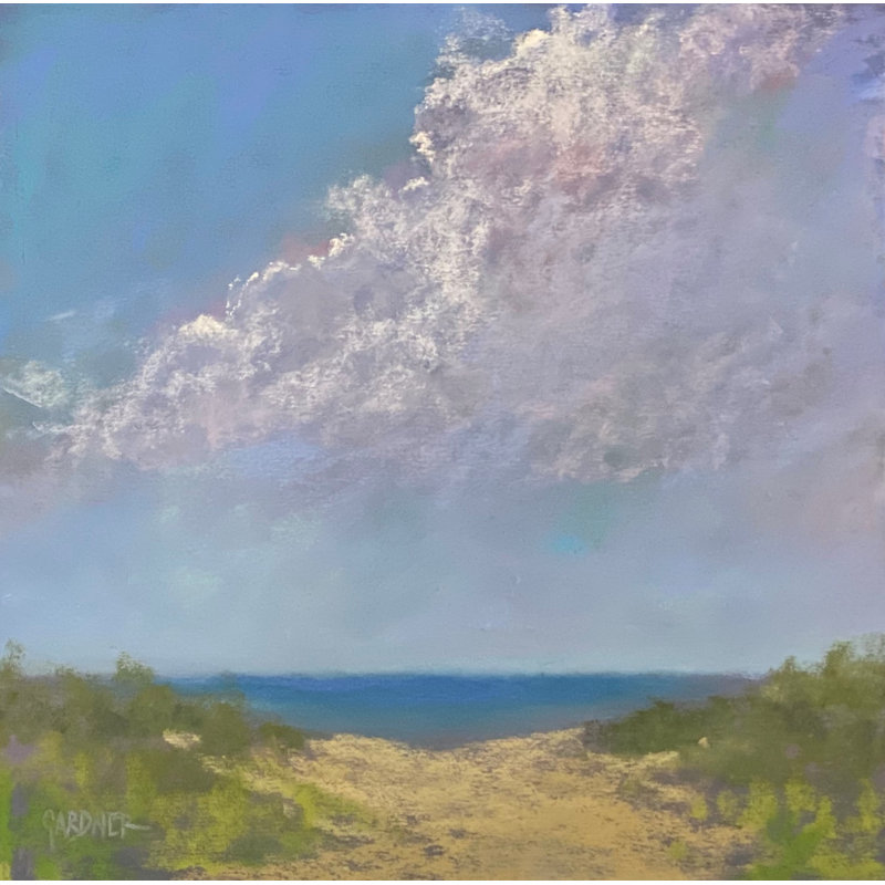 Summer Cloud Print, 17.25" H x 21.25" W x 0.88" D