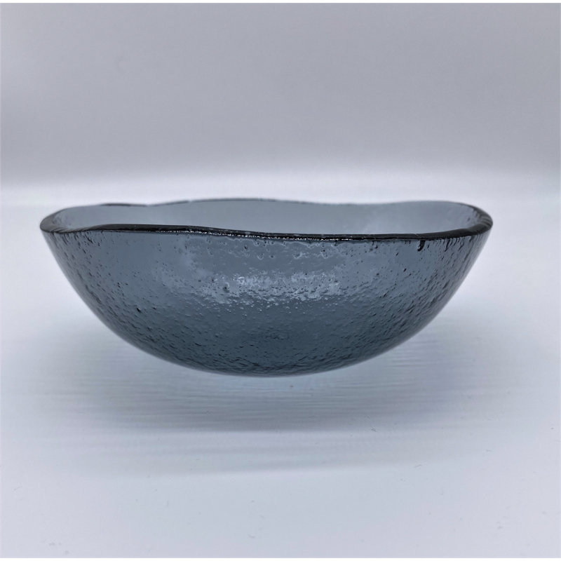 Glass Bowls, Transparent Grey