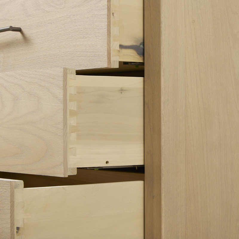 Blake 6 Drawer Dresser-Washed Ash