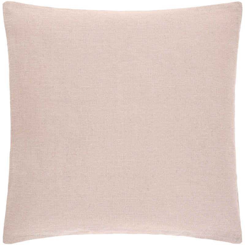 Coussin décoratif Dilip, Carré 18 po, Beige foncé