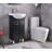 Asheton 18'' Single Bathroom Vanity with Porcelain Top-89398590