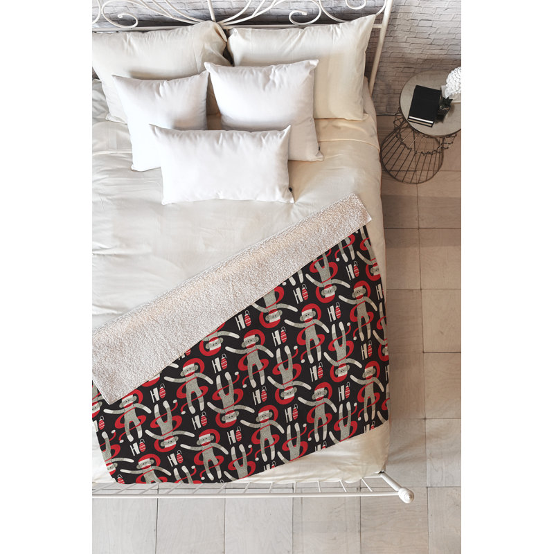 Hand Woven Throw Blanket, 60" W x 80" L