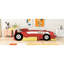Lit plateforme simple pour voiture de course rouge avec roulettes, contreplaqué de haute qualité et rails latéraux pour plus de sécurité, expérience de sommeil confortable, taille 98,7 po x 41,7 po 26,5 po, assemblage nécessaire-472219268