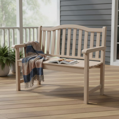 Banc de jardin d'extérieur 44,75 po Susila