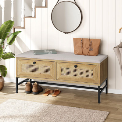 Banc de rangement pour 4 paires de chaussures