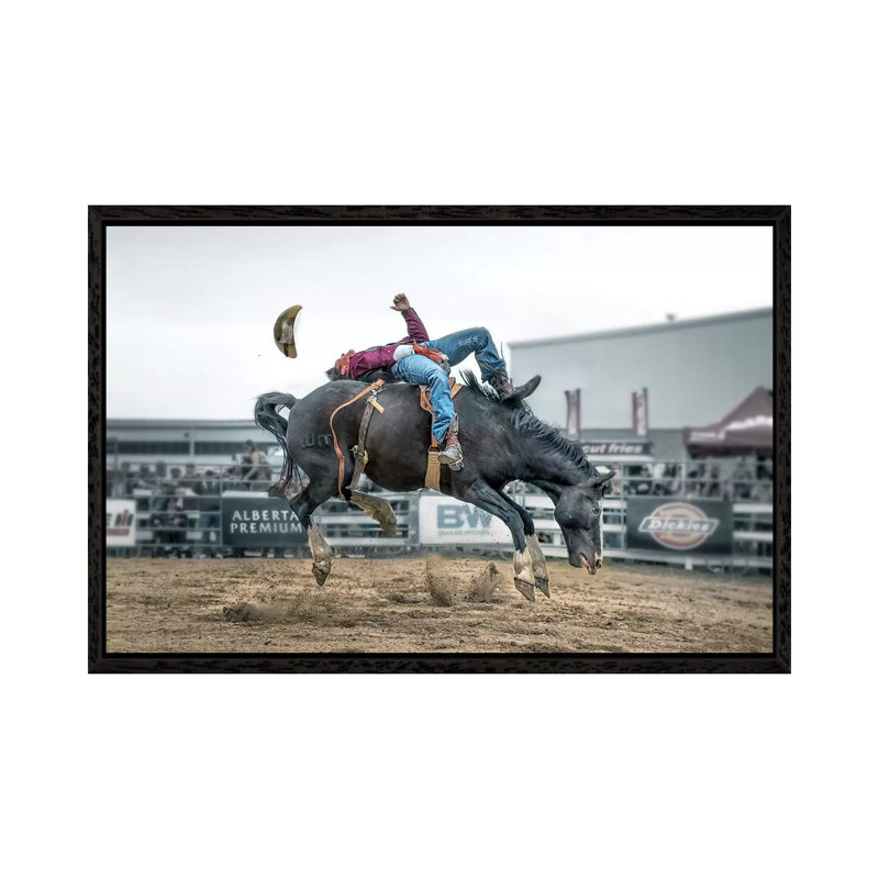 Battle - Print on Canvas, Black Framed, 101.6 cm H x 66.04 cm W