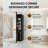 Recessed or Surface Mount Medicine Cabinet with Mirror & Behind-the-door Storage-1550125319