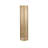 1-Light Satin Brass Stainless Steel LED Floor Lamp With Clear Glass Rods