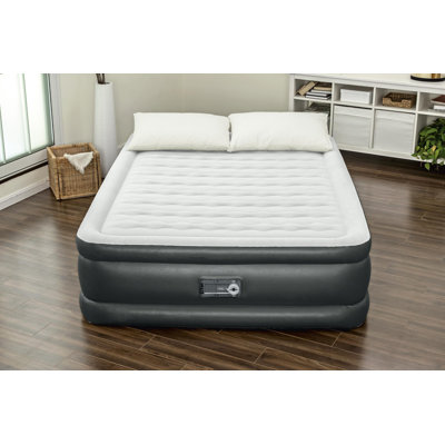 Sealy Tritech Inflatable Air Mattress Bed 18" with Built-In AC Pump and Bag