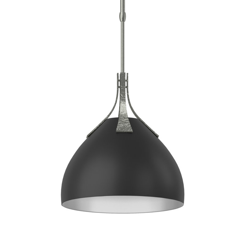 Summit 1 - Light Single Dome Pendant, Black, Sterling