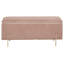 Baringer Velvet Upholstered Bench with Flip Top-1151232898