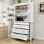 Armoire de rangement autoportante pour beaucoup de rangement et d'organisation-61708895