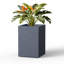 Jardinière rectangulaire en béton de 12,5 po de hauteur, idéale pour les plantes grasses et les plantes d'intérieur, gris chaud-1509338848-1509338878