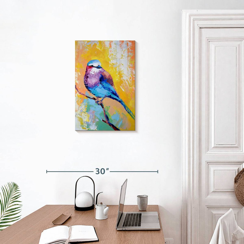 Abstract Bird, 24" H x 16" W