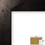Cadre simple Belli mat en pin noir rustique-2028559675