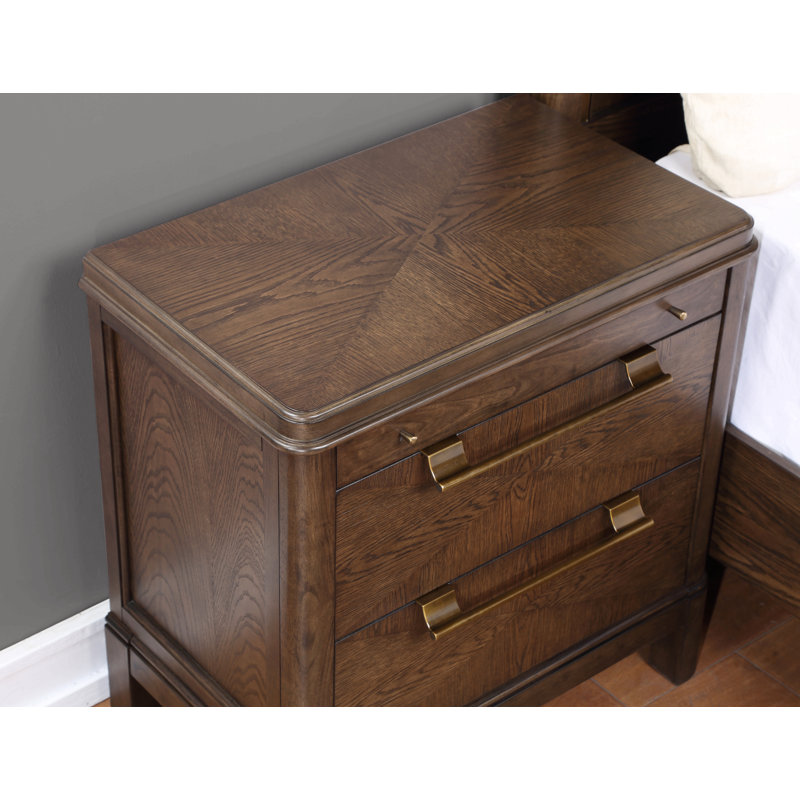 Table de chevet pour la maison brun foncé