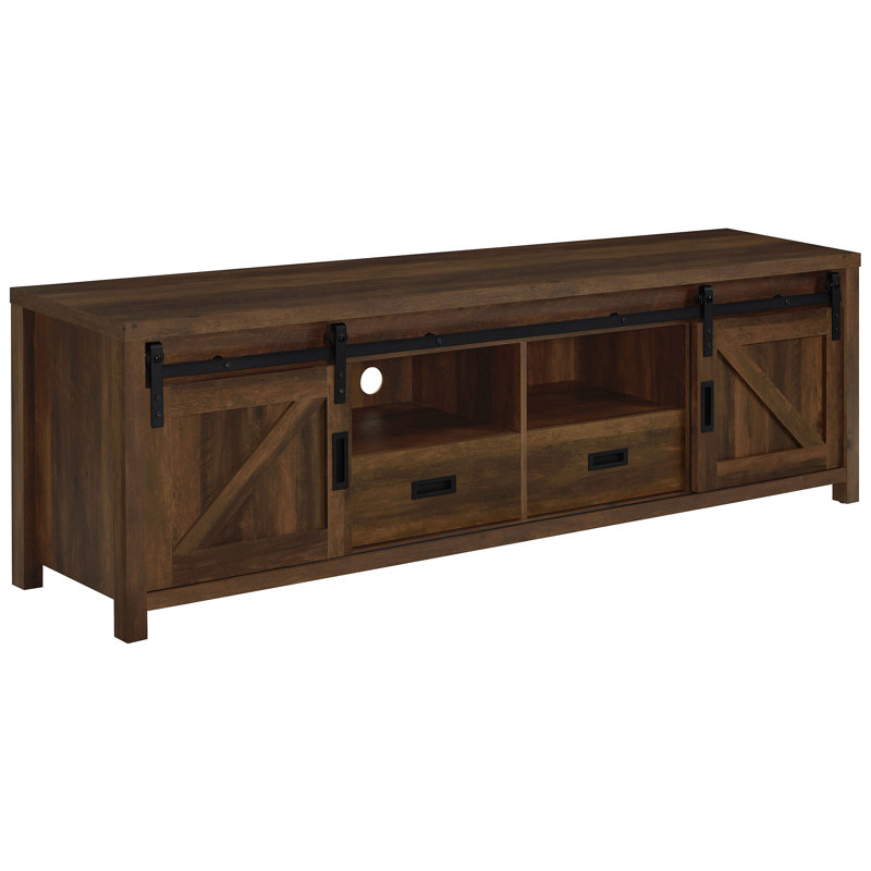 2-Door Engineered Wood TV Stand