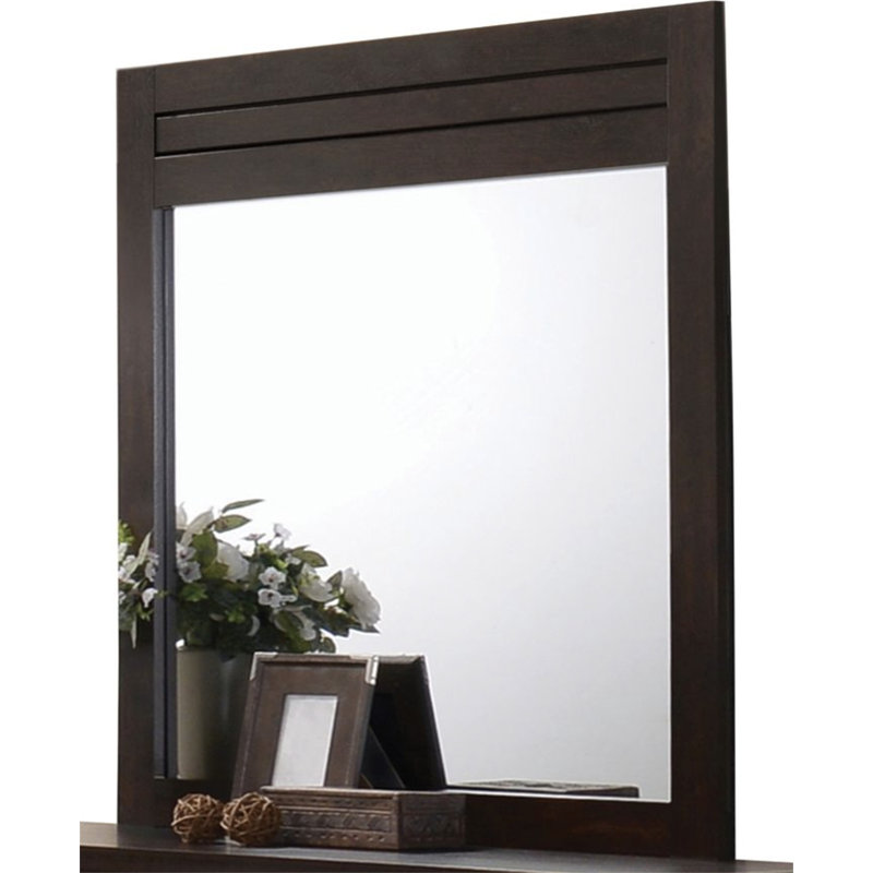 Panang Mahogany Finish Mirror