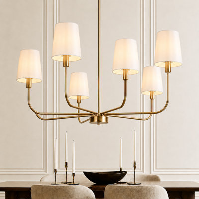 Jasrah 8-Light 31"Width Classic/Traditional Chandelier