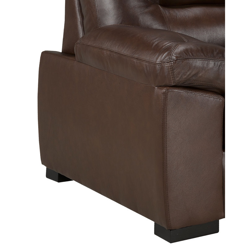 Linhay Leather Loveseat, Brown