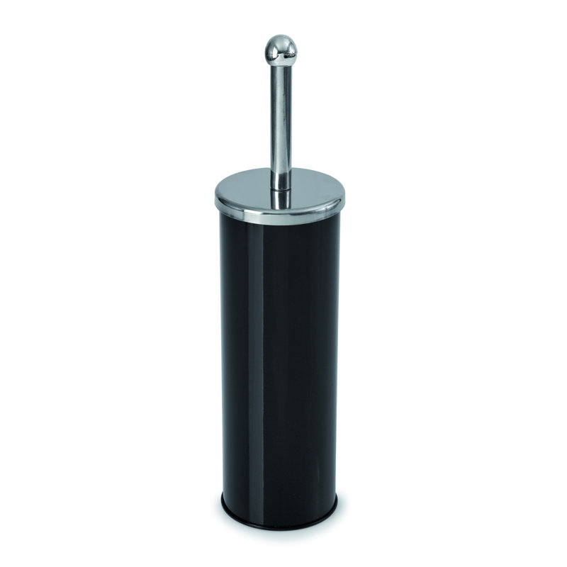 Toilet Brush & Holder - Black, Black