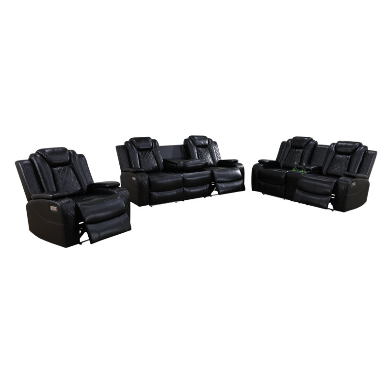 Fauteuil inclinable en similicuir Kirstina