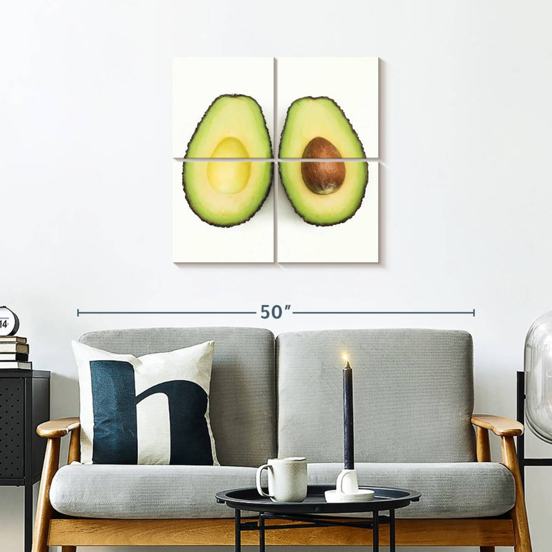 Yarlin Half Avocados, 26" H x 26" W