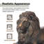 2 pièces statue de jardin de lion allongé MGO 21,75 po-321426122