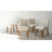 Dawniel Set of 6 Linen Upholstered 18.5'' Seat Height Solid Wood Dining Chair-103707399
