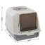 Polyethylene Plastic Enclosed Litter Box with Scoop