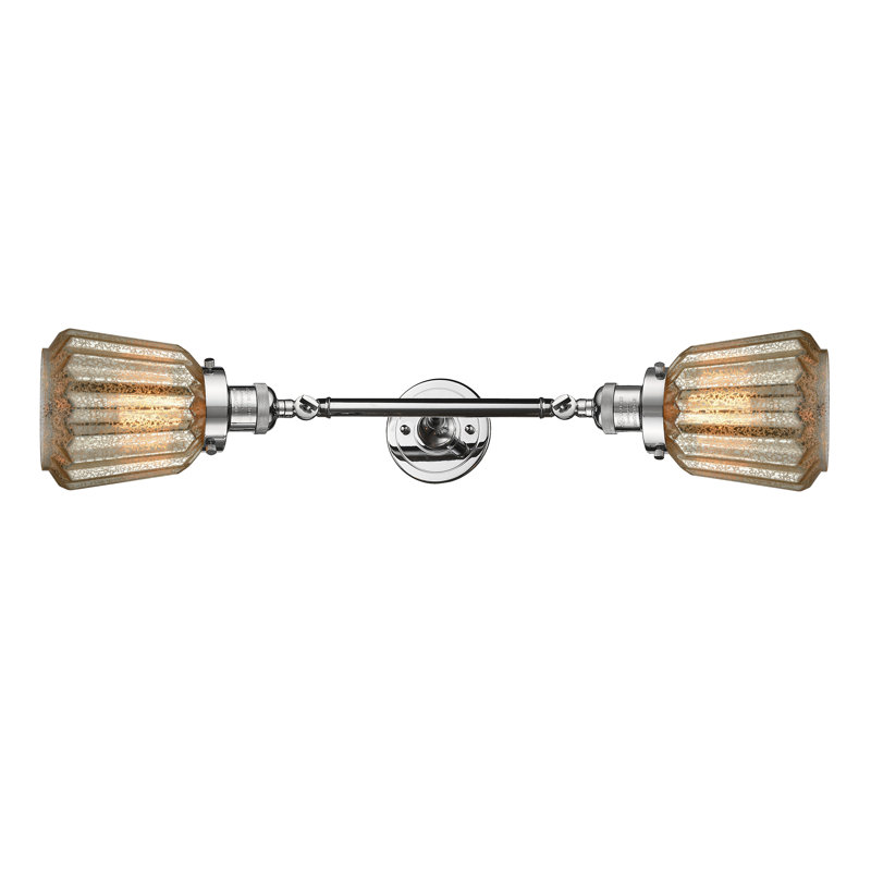 Vinson 2 - Light Dimmable Vanity Light, Polished Chrome, Mercury