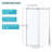Shower Door 48" W X 76"H Single Sliding Bypass Shower Enclosure, 5/16 In. (8Mm)-121957764