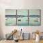 Cape Ann Marina - ensemble de 3 reproductions sur toiles tendues-1237288149